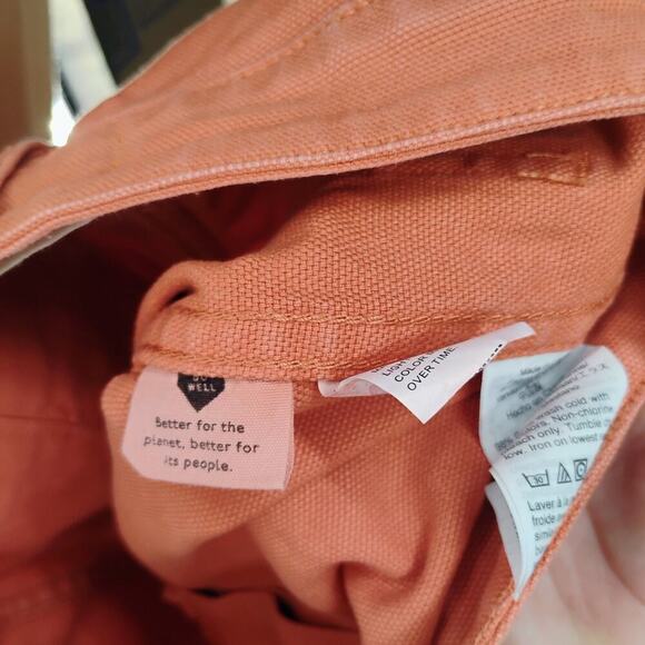 Madewell Camp Shorts Elasticized Waist Orange Size 26 AJ524 3” Inseam - Picture 11 of 11